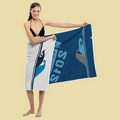 Custom Jacquard Terry Beach Towel (30"x66" Woven)